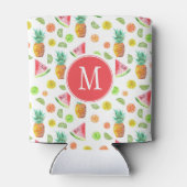 Waterverf van het fruitpatroon blikjeskoeler (Achterkant)