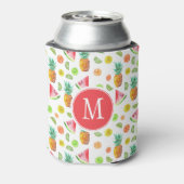 Waterverf van het fruitpatroon blikjeskoeler (Blikje Achterkant)