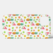 Waterverf van het fruitpatroon Case-Mate iPhone case (Achterkant (horizontaal))
