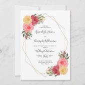 Waterverf van het Roos Kaart (Voorkant)