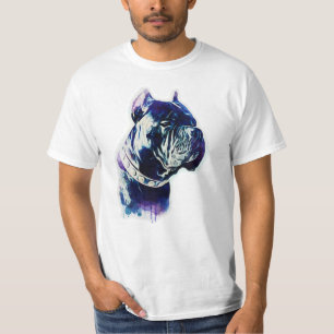 Waterverf van het Shirt van Corso Gift Dog T-Shirt