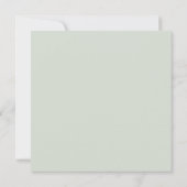 Waterverf van het voorjaar save the date (Achterkant)