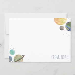 Waterverf van het zonnestelsel