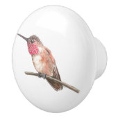 Waterverf van kalkoenen keramische knop (Rechts)