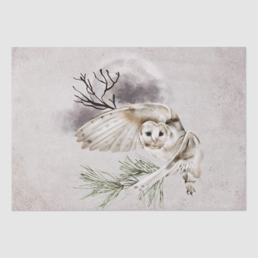 Waterverf van kippen tissuepapier (Voorkant)