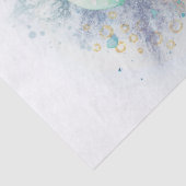 Waterverf van kwallen tissuepapier (Detail)