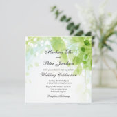 Waterverf van lente-uittredingen kaart (Staand voorkant)