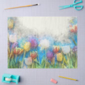 Waterverf van lentetronnen tissuepapier (Craft)