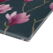 Waterverf van Magnolia Floral Pattern Snijplank (Hoek)