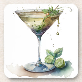 WATERVERF VAN MARTINI BIER ONDERZETTER