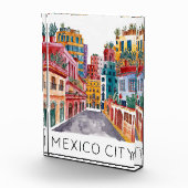 Waterverf van Mexico-Stad Fotoblokken (Rechts)