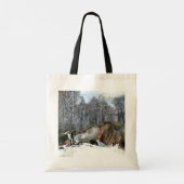 Waterverf van neusschaafschilderingen tote bag (Achterkant)