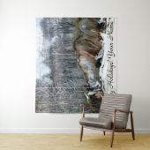 Waterverf van neusschaafschilderingen wandkleed (In situ)