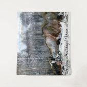 Waterverf van neusschaafschilderingen wandkleed (Voorkant)