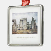 Waterverf van onehenge metalen ornament (Links)