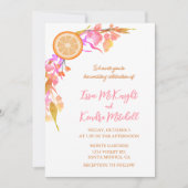 Waterverf van Oranje vruchten Kaart (Voorkant)