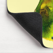 Waterverf van peren, groene vruchten muismat (Hoek)