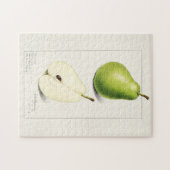 Waterverf van peren (Pyrus Communis) Legpuzzel (Horizontaal)