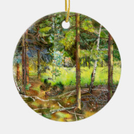 Waterverf van pijnschilderingen keramisch ornament