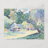 Waterverf van postovergangen Landschap Briefkaart (Voorkant)