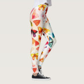 Waterverf van rondbovlinderboten leggings (Rechts)