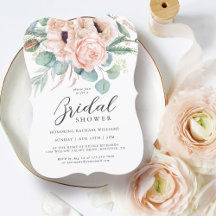 Waterverf van roze en beige Floral Vrijgezellenfee
