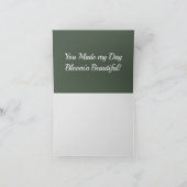 Waterverf van roze en gele cactus bedankkaart (Binnen)