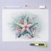 Waterverf van Starfish Floral Tissuepapier (Craft)