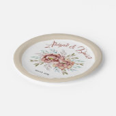 Waterverf van Terracotta Papieren Bordje (Gekanteld)