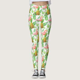 Waterverf van tropische tuinen leggings