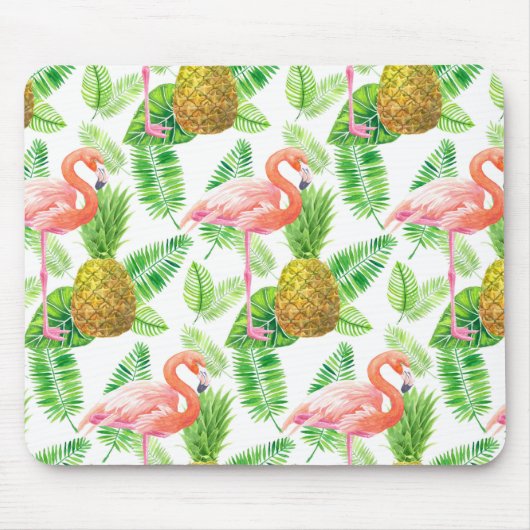 Waterverf van tropische tuinen muismat (Voorkant)