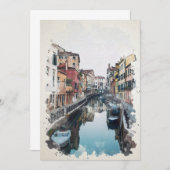 Waterverf van Venetië art. (Voorkant / Achterkant)