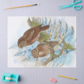 Waterverf van vogelsoorten tissuepapier (Craft)