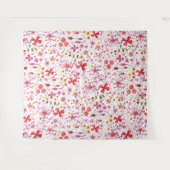 Waterverf van wilde bloem wandkleed (Voorkant (horizontaal))