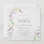 Waterverf van wilde bloemen — Eet Kaart (Voorkant)