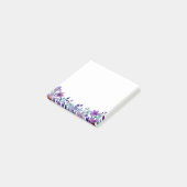 Waterverf van wilde bloemen post-it® notes (Schuin)