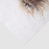 Waterverf van wilde paarden tissuepapier (Detail)