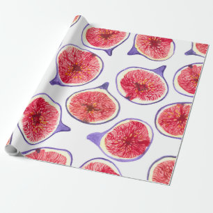 Waterverf varkenssnijdsels cadeaupapier