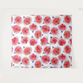 Waterverf varkenssnijdsels wandkleed (Voorkant (horizontaal))