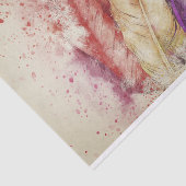 Waterverf veer Ontkoppeling Tissuepapier (Detail)