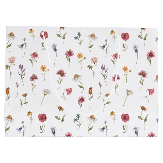 Waterverf Veerbloem Patter Groot Cadeauzakje (Achterkant)