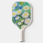 Waterverf veld dagen met monogram pickleball paddle (Achterkant)