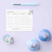 Waterverf ventilatorkaart flyer (Enkel)