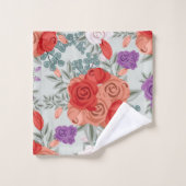 Waterverf ventilatorontwerp Bad Handdoek (Wasdoekje)