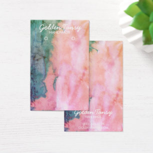 Waterverf Verdien Ketting juwelen-kaart Visitekaartje