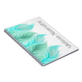 Waterverf veren gepersonaliseerd notitieboek (Rechterzijde)