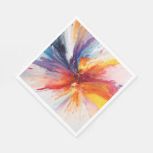 Waterverf verf Abstracte explosie Servet (Hoek)