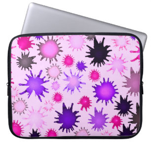 Waterverf Verf Blotter Laptop Sleeve