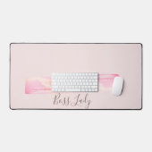 Waterverf Verf Strokes Boss Lady Bureaumat (Keyboard & Muis)