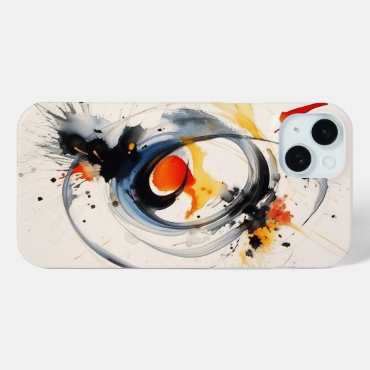 Waterverf verfdoodle Case-Mate iPhone case (Achterkant (horizontaal))